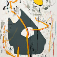 2024 mixed media on Yupo 40 x 29 inches
