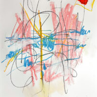 2024 mixed media on Yupo 17 x 14 inches