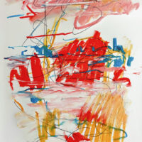 2024 mixed media on Yupo 17 x 14 inches