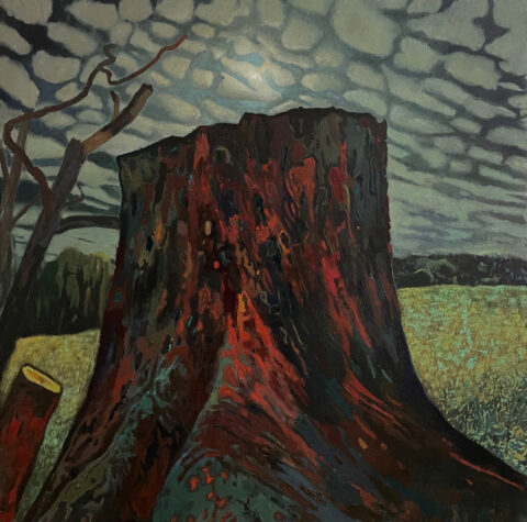 2025 oil on canvas over panel 24 x 24 inches
