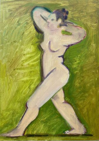 2020 oi on aluminum 7 x 5 inches