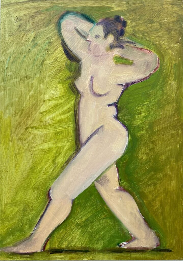 2020 oi on aluminum 7 x 5 inches