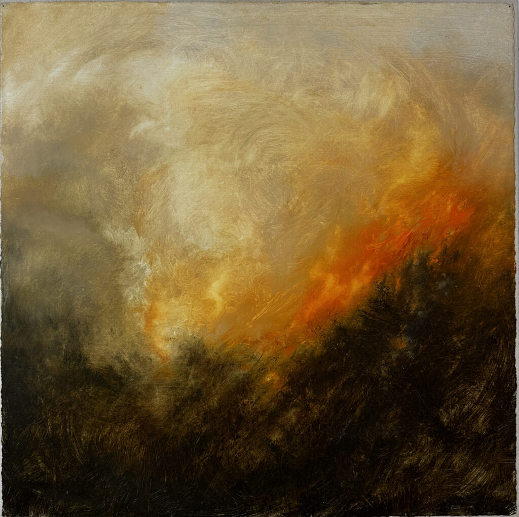 2008 oil on gessoed rag 30 x 30 inches