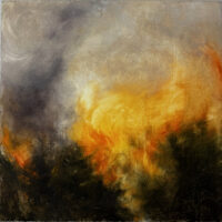 2008 oi on gessoed rag 30 x 30 inches