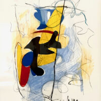 n.d. mixed media on paper 33 x 25 3/4 inches