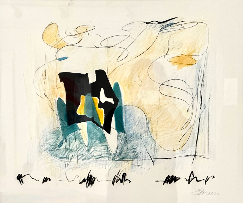 n.d. mixed media on paper 28 1/2 x 32 inches