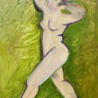 2020 oil on aluminum 7 x 5 inches