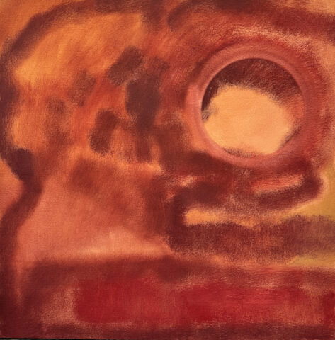 2025 oil on canvas 22 x 22 inches