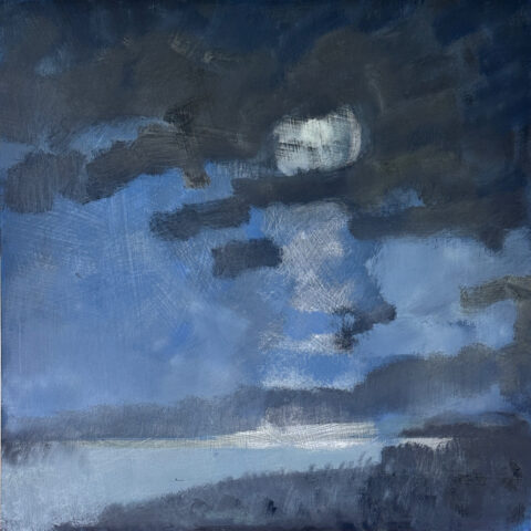 2025 oil on panel 16 x 16 inches