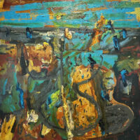 2025 oil on canvas 30 x 30 inches