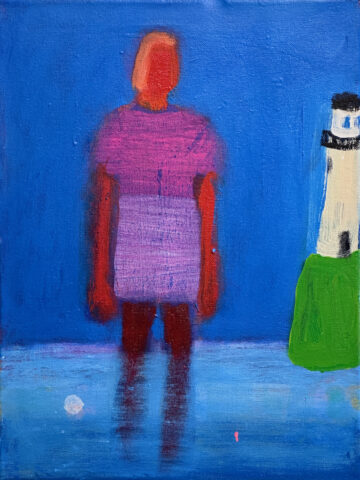 2023 acrylic on canvas 16 x 12 inches