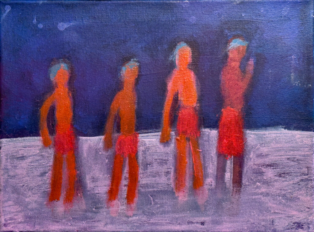 2023 acrylic on canvas 9 x 12 inches