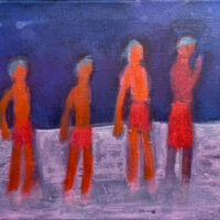 2023 acrylic on canvas 9 x 12 inches