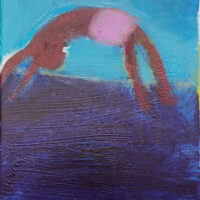 2022 acrylic on canvas 10 x 8 inches