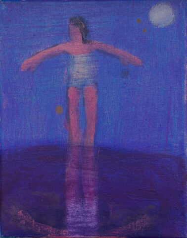 2022 acrylic on canvas 10 x 8 inches