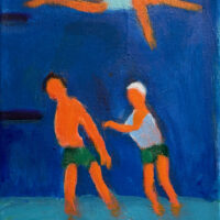 2023 acrylic on canvas 12 x 9 inches