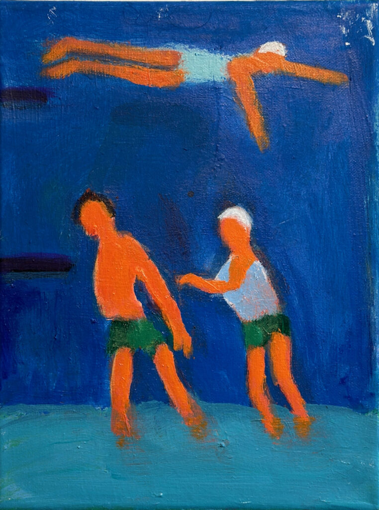 2023 acrylic on canvas 12 x 9 inches