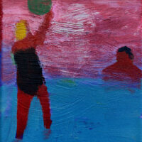 2022 acrylic on canvas 10 x 9 inches