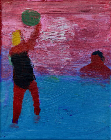 2022 acrylic on canvas 10 x 9 inches