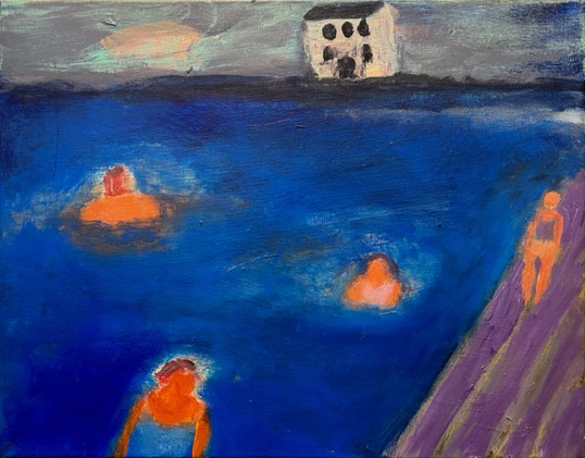 2023 acrylic on canvas 11 x 14 inches