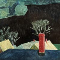 2025 oil on panel 24 x 22 inches