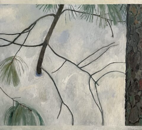 2025 oil on panel 24 x 22 inches