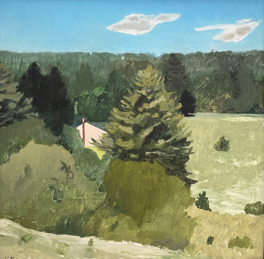2022 oil on panel 16 x 15 3/4 inches