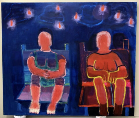 2021 acrylic on canvas 68 x 80 inches