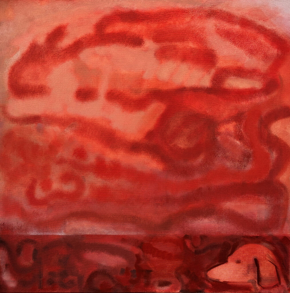 2025 oil on canvas 30 x 30 inches