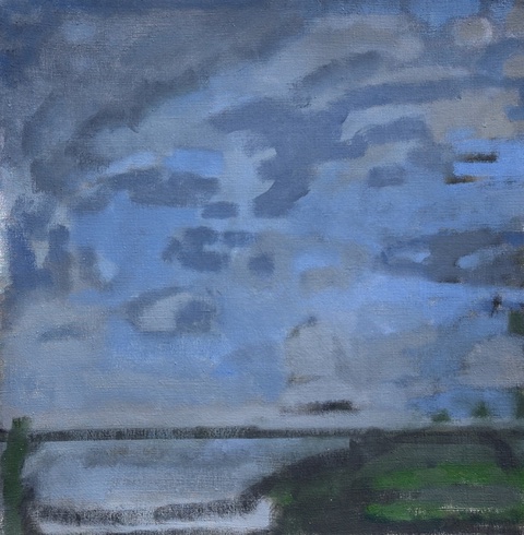 2024 oil on linen 22 x 22 inches