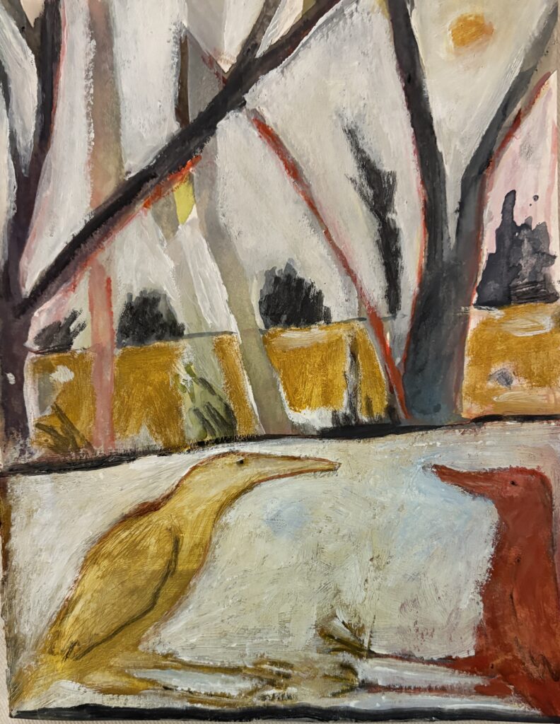 2025 ceracolor, watercolor on paper9 1/2 x 7 1/2 inches
