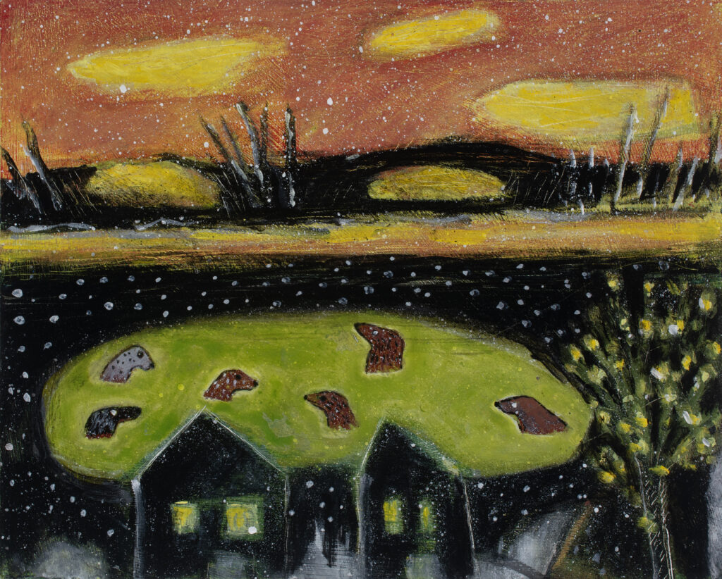 2025 oil on panel 8 x 10 inches