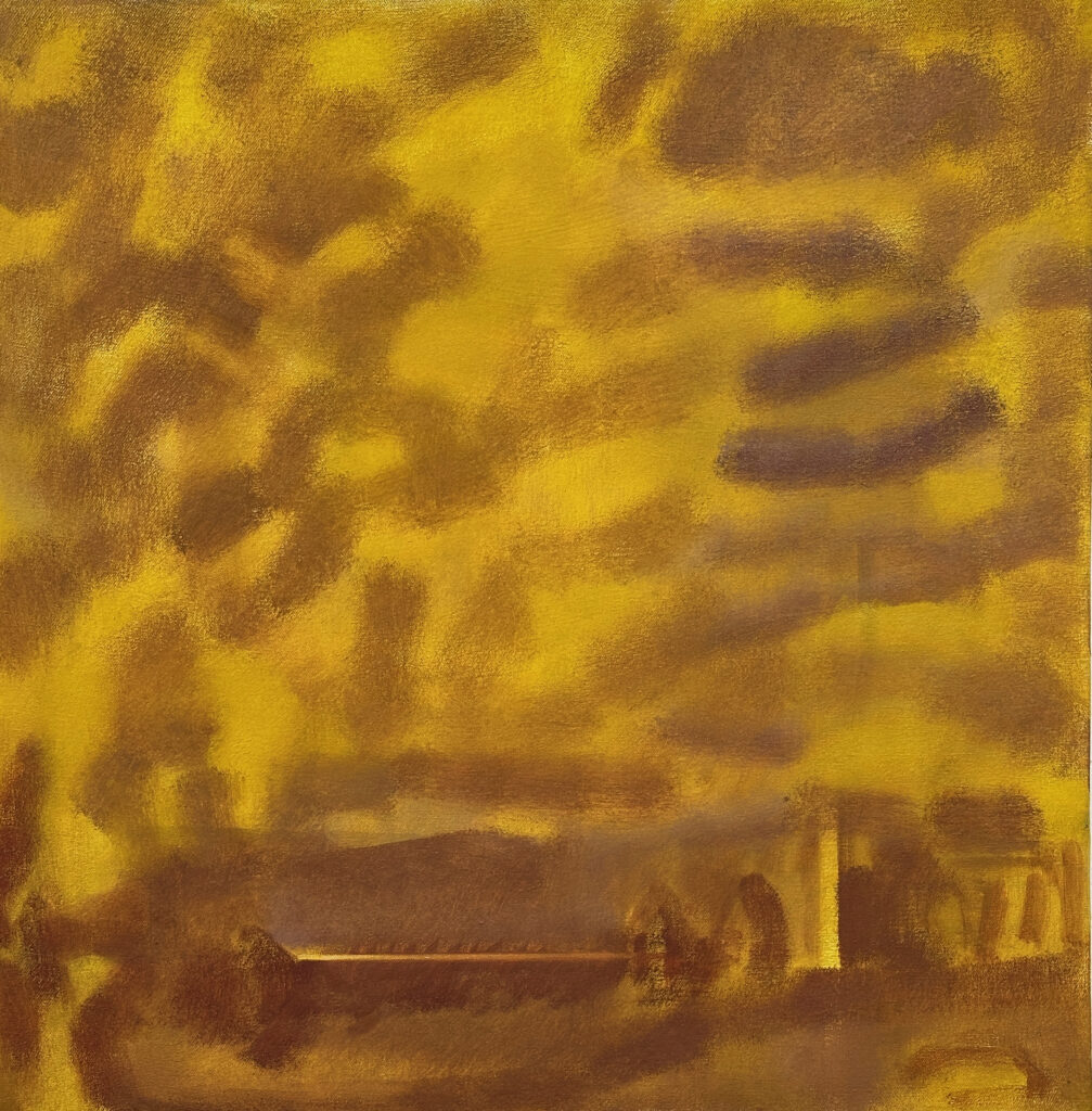 2025 oil on canvas 22 x 22 inches