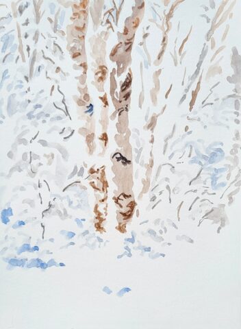 2024 watercolor/paper 12 x 9 inches