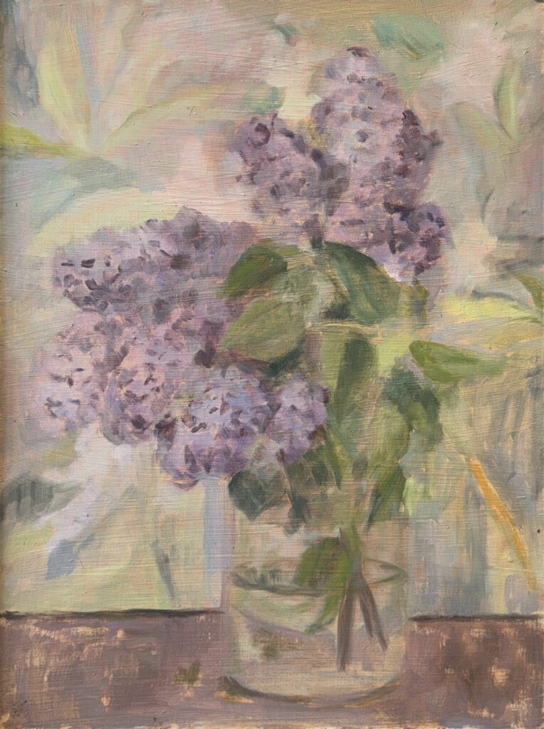 2025 oil on panel 17 1/2 x 13 1/2 inches