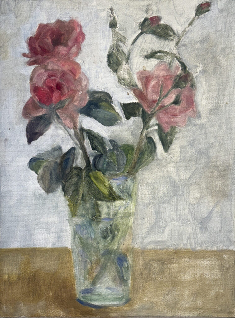 2018 oil on panel 16 1/2 x 12 3/4 inches