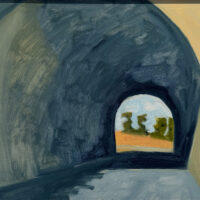 1997 oil on panel 8 x 11 inches