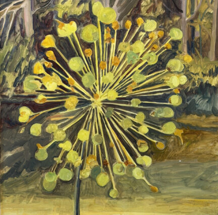 2020 oil on panel 15 x 15 inches