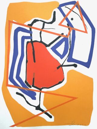 2022 relief ink on paper. 22 x 18 inches