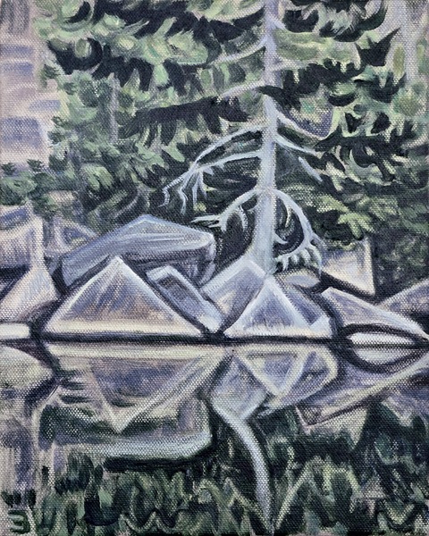 2025 oil on canvas 10 x 8 inches