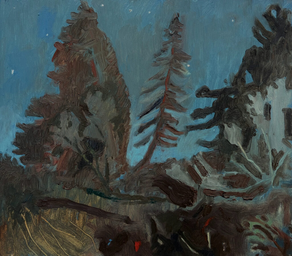 2025 oil on panel 14 x 12 inches