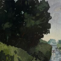 2021 oil on panel 21 x 19 inches