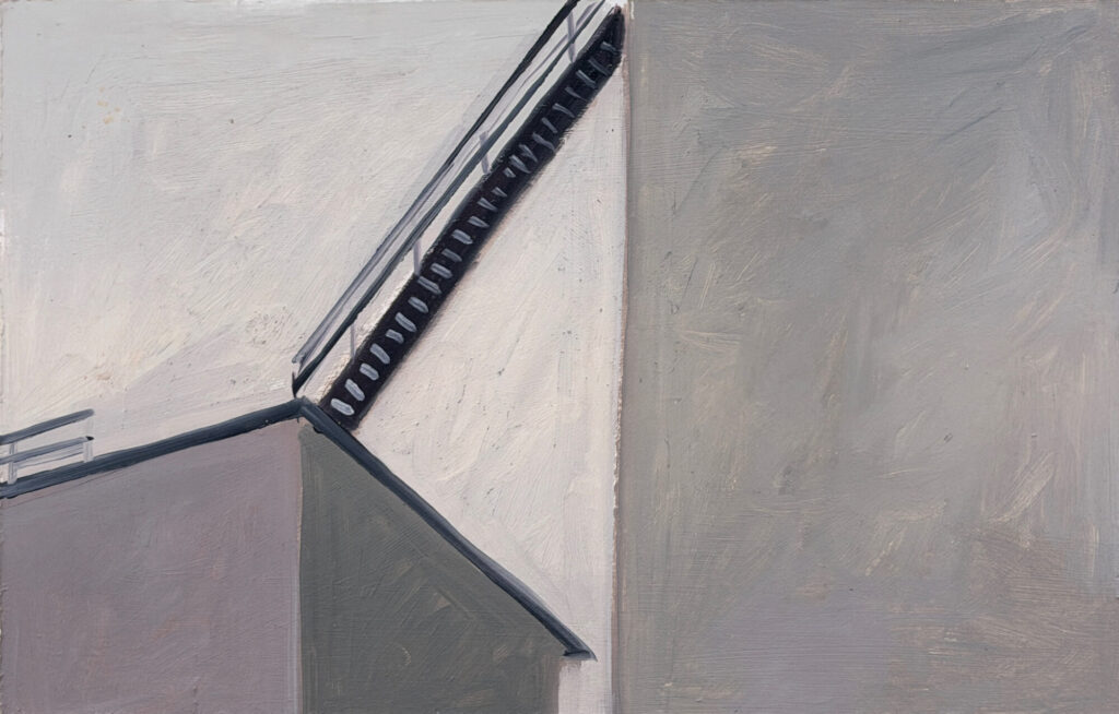 1999 oil on panel 7 5/8 x 12 inches