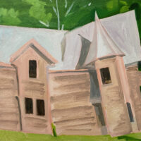 1989 oil on panel 10 x 14 inches