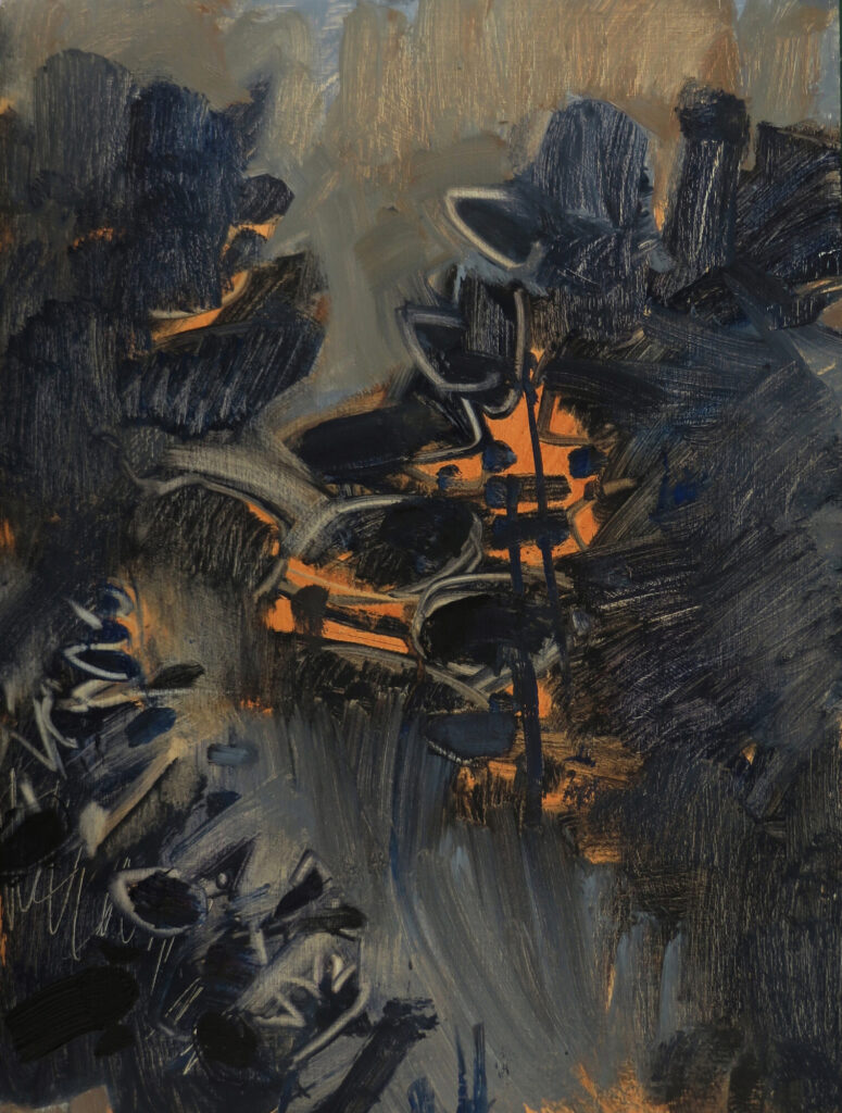 2025 oil on panel 15 x 11 3/4 inches
