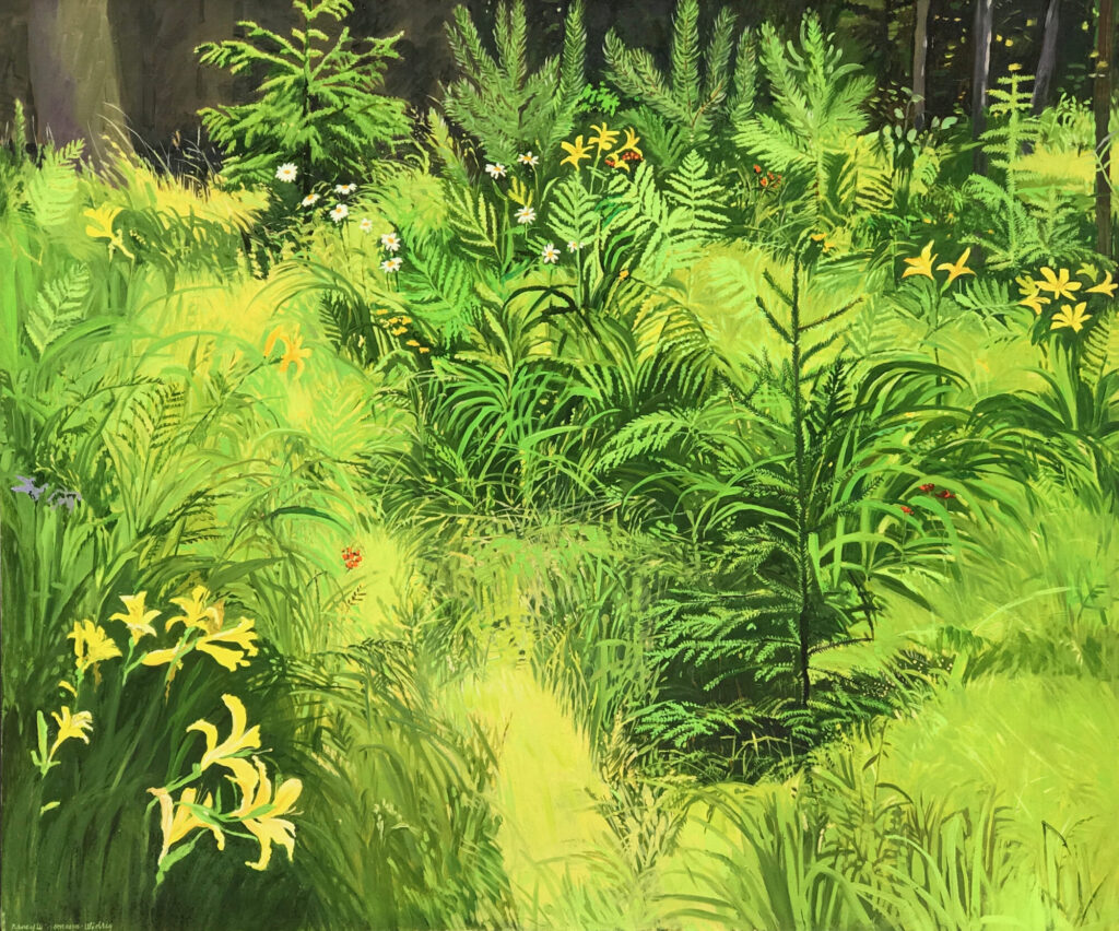 1983 oil on canvas 50 x 60 inches