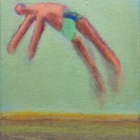 2026 acrylic on canvas 10 x 8 inches