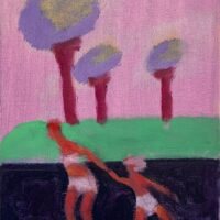 2026 acrylic on canvas 12 x 9 inches