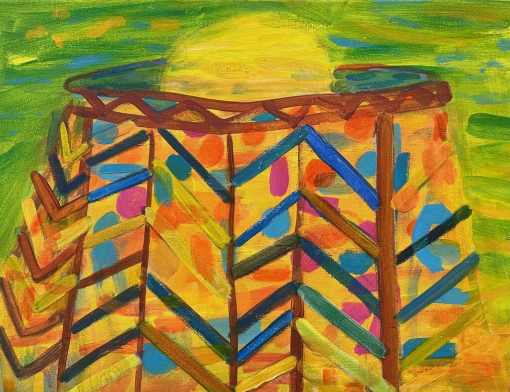 2026 acrylic on canvas 18 x 24 inches