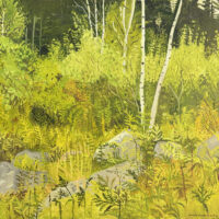 ca. 1975 oil on canvas 32 x 40 inches